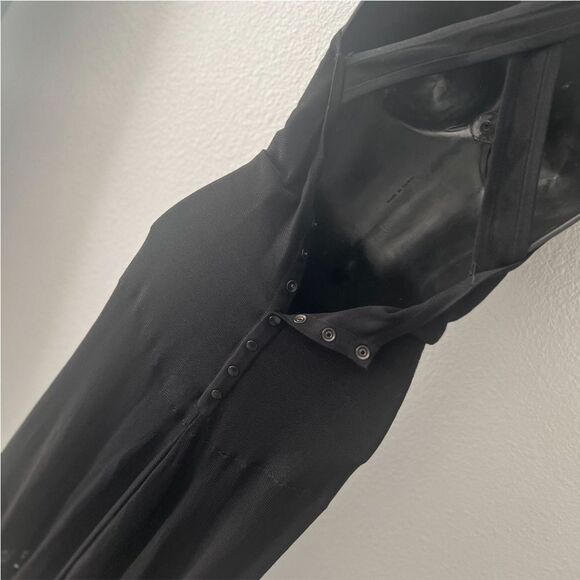 Alaia Azzedine Paris Apron Dress Black Sleeveless Fit Flare A-line 38 XS NWT - Picture 7 of 17